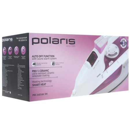 Утюг Polaris PIR 2685AK 3m белый