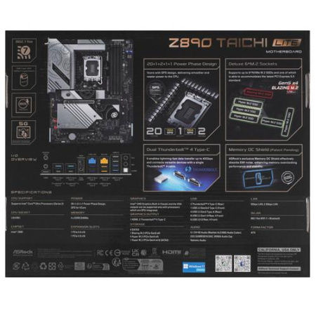 Материнская плата ASRock Z890 Taichi Lite