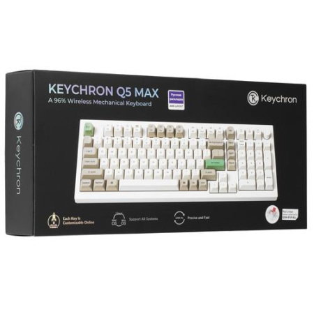 Клавиатура  проводная + беспроводная Keychron Q5 Max