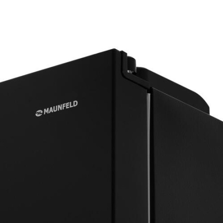 Холодильник Side by Side   MAUNFELD MFF177NFBE черный