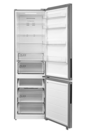 Холодильник с морозильником   Midea MDRB600MMF46 серебристый