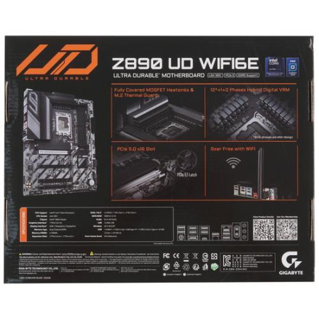 Материнская плата GIGABYTE Z890 UD WIFI6E