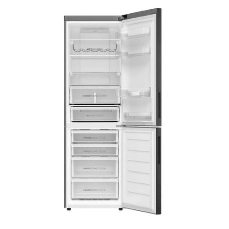 Холодильник с морозильником   Haier C4F637CBFRGU1 черный