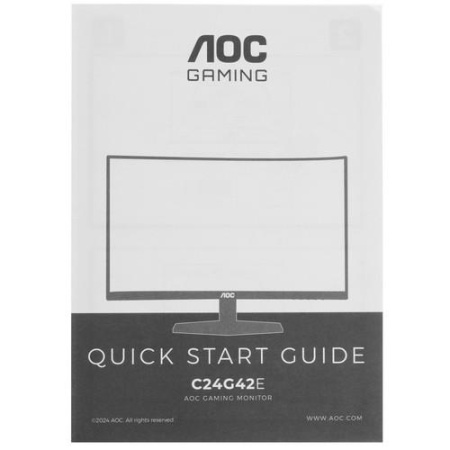 23.6" Монитор AOC C24G42E черный
