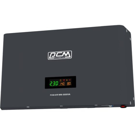 Стабилизатор напряжения POWERCOM WM-5000VA графитовый
