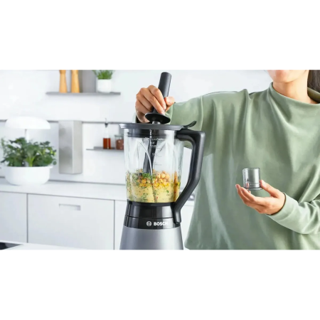 Блендер стационарный Bosch MMB6177S серебристый