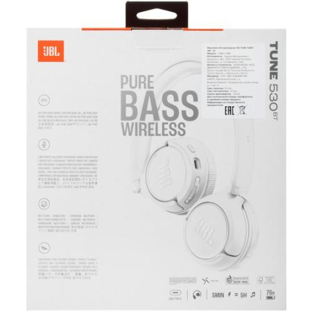 Беспроводные наушники JBL Tune 530BT  белый 2025