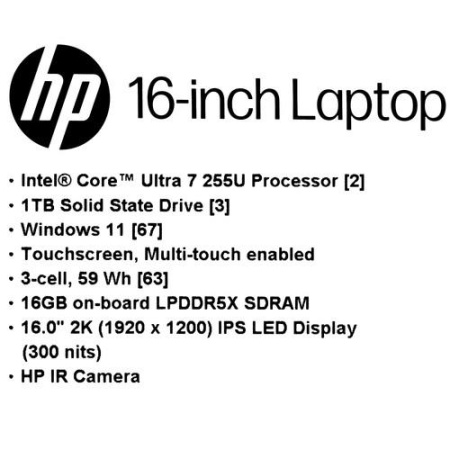 16" Ноутбук HP OmniBook 5 серебристый