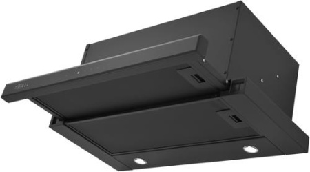 Вытяжка телескопическая ZUGEL ZHT652GB черный/черный