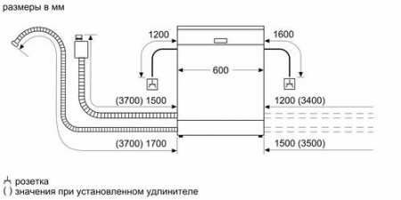Встраиваемая посудомоечная машина Bosch SMV25CX10Q