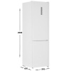 Холодильник с морозильником   Haier CEF537AWD белый