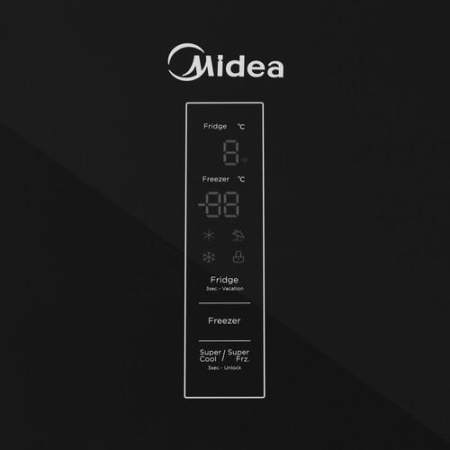 Холодильник с морозильником   Midea MDRB521MGE22ODM черный