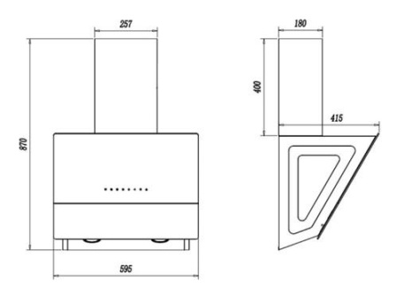 Вытяжка наклонная Haier HVY-W672GBH черный/черный