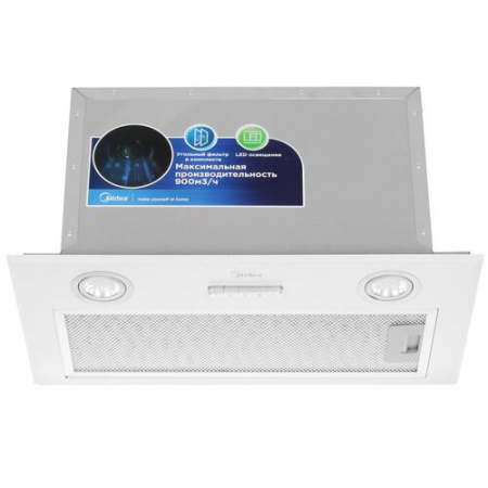 Вытяжка полновстраиваемая Midea MH60I370W белый