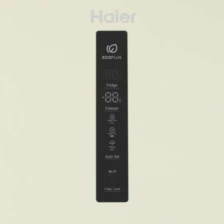 Холодильник с морозильником   Haier C2F637CCGU1 бежевый