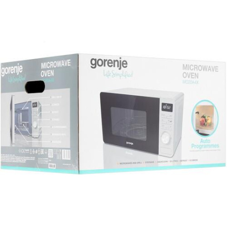 Микроволновая печь Gorenje MO20A4X серебристый