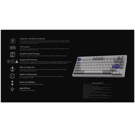 Клавиатура  проводная Keychron Q1 HE 8K