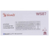 Клавиатура  проводная + беспроводная A4Tech Bloody WS87 Pixels Red