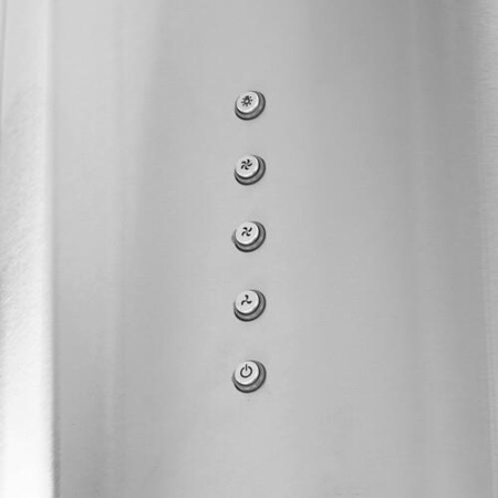 Вытяжка островная Haier HVX-C481LX серебристый