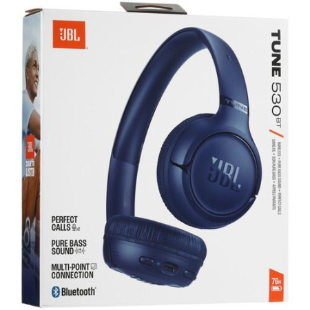 Беспроводные наушники JBL Tune 530BT  синий 2025