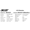 23.8" Монитор Acer SH242YG0bmihux черный