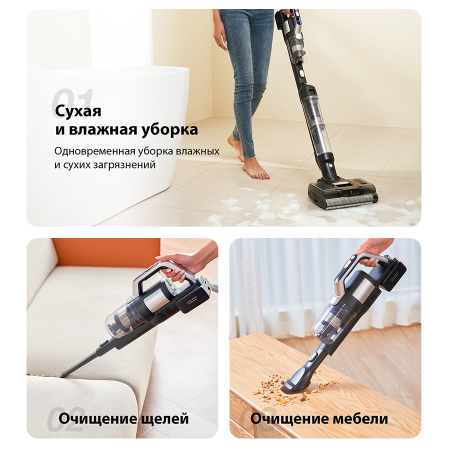 Моющий пылесос JIMMY PW11 черный