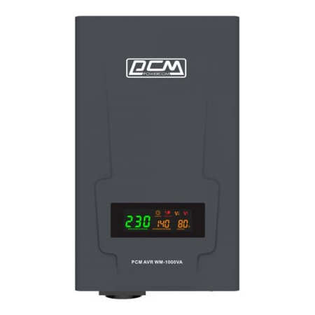 Стабилизатор напряжения POWERCOM WM-1000VA графитовый