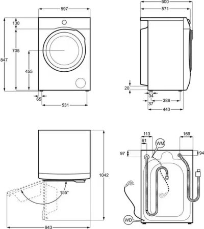 Стиральная машина Electrolux EW7W2481E