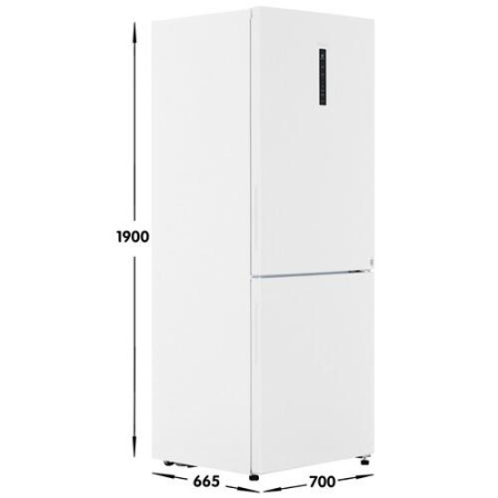 Холодильник с морозильником   Haier C4F744CWGU1 белый