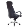 Кресло Бюрократ T-9924SL/Black кожа черный