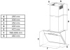 Вытяжка наклонная Simfer 8668SM белый