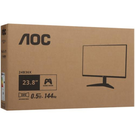 23.8" Монитор AOC 24B36X черный