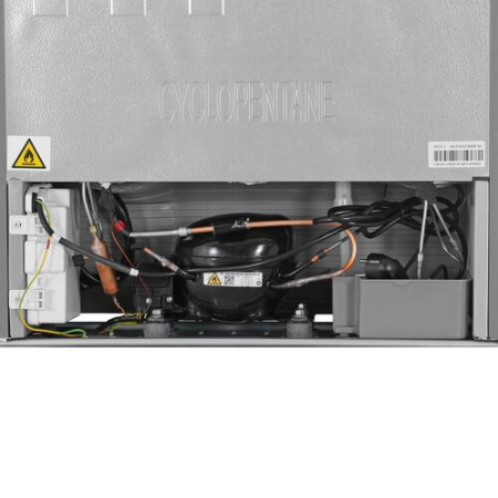 Холодильник с морозильником   Midea MDRB600MMF46 серебристый