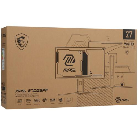 27" Монитор MSI MAG 27CQ6PF черный