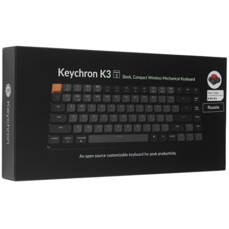 Клавиатура  проводная + беспроводная Keychron K3 Version 3