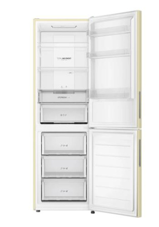 Холодильник с морозильником   Haier CEF536CCG бежевый