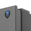 Холодильник с морозильником   Midea MDRB471MGF46O серебристый