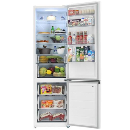 Холодильник с морозильником   Midea MDRB599MMF01 белый