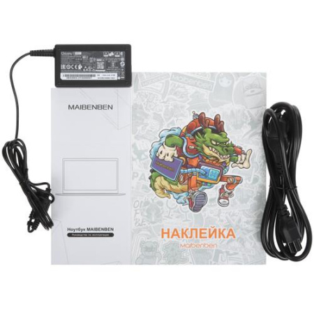 14" Ноутбук MAIBENBEN P455 серебристый