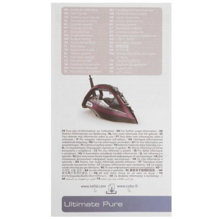 Утюг Tefal Ultimate Pure FV9845E0 розовый