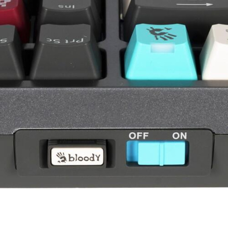 Клавиатура  проводная + беспроводная A4Tech Bloody WS87 Pixels Red