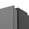 Холодильник с морозильником   Midea MDRB601MME46 серебристый