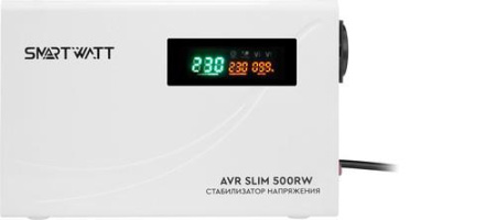 Стабилизатор напряжения SMARTWATT AVR SLIM 500RW