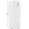 Холодильник с морозильником   Haier C2F636CWFDU1 белый