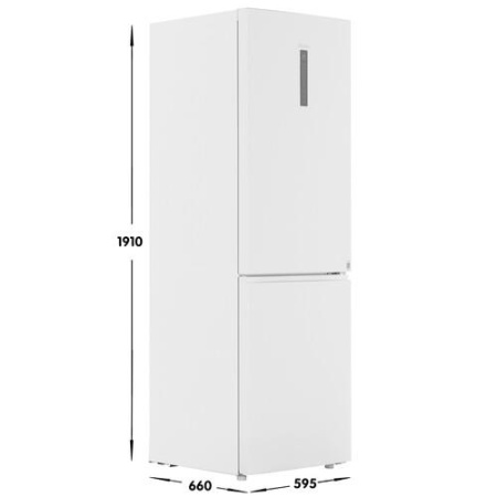 Холодильник с морозильником   Haier C2F636CWFDU1 белый
