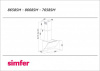 Вытяжка наклонная Simfer 8658SM черный
