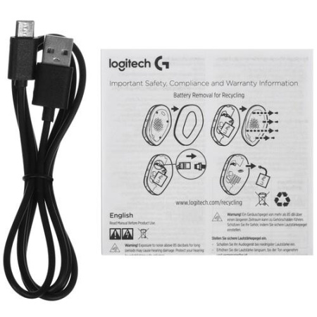 Беспроводные наушники Logitech G321 Lightspeed  черный 2025