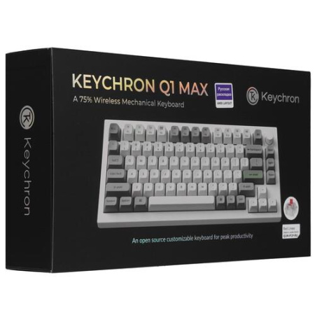 Клавиатура  проводная + беспроводная Keychron Q1 Max