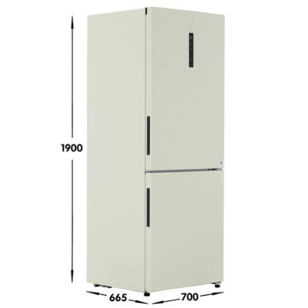 Холодильник с морозильником   Haier C4F744CCGU1 бежевый