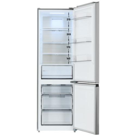 Холодильник с морозильником   Midea MDRB458FGF46IDM серебристый